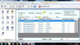 Payment Receipt Form with Confirmation Message
