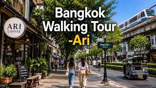 Walking around Phahon Yothin area in Bangkok. explore the vibrant Ari neighborhood