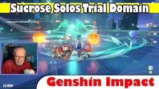 Genshin Impact Sucrose Solos Trial Domain and Rolling Gacha