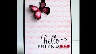 How To Create Sponged Backgrounds Using Border Punches