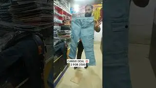 Get premium quality six pocket cargo pants, 2 pieces for only 2500 PKR | #shortsfeed #winterpret