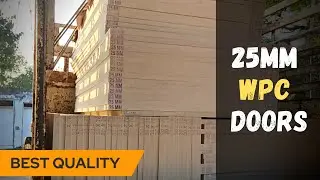 25MM HIGH DENSITY IVORY COLOUR WPC DOORS | EEZEE BOARD #wpcdoor #wpcdoorframe