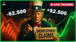 LIVE TRADING : Unemployment Claims &agrave; 14h30 !  Impact sur la Crypto !