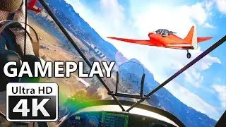 Far Cry 5 - Extended 4K Plane Gameplay Walkthrough