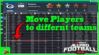 All*Pro Football 2K8 | Swapping players using the APF Editor