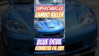The Blue Devil Corvette C6 ZR1 Supercharged Review. #corvette #zr1 #chevy #cars #corvettec6