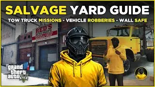 GTA Online SALVAGE YARD GUIDE! (Passive Income + Heist) - SOLO FRIENDLY