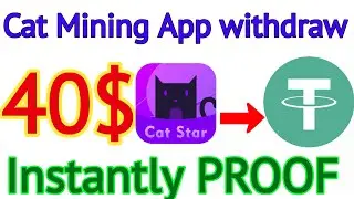 Cat star token withdraw proof || How to earn cat star into usdt without investment