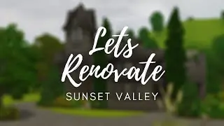 Let's Renovate  |  Goth Manor |  Sims 3