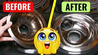 ЛУЧШИЙ способ очистки поддонов для сбора жира (БЫСТРО И ЛЕГКО!) ⚡✨