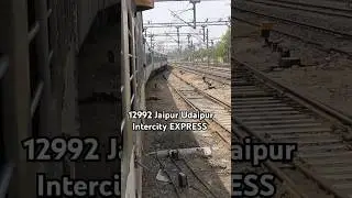12992 JAIPUR UDAIPUR INTERCITY EXPRESS #ytshorts #indianrailways