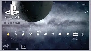 4K Amazing Milky Way With Moon - Minefield | PS4 (Dynamic Theme) HD