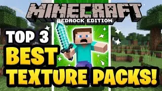 Top 3 BEST Texture Packs for Minecraft Bedrock (Bed Wars + Survival)