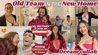 Everyone’s AT HOME! @Gopali @thebrowndaughter my old team & lots of ✨NEW✨ Faces! #HustleWSar