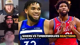 SIXERS VS TIMBERWOLVES LIVESTREAM REACTIONS | PHILADELPHIA 76ERS: JOEL EMBIID RETURNS