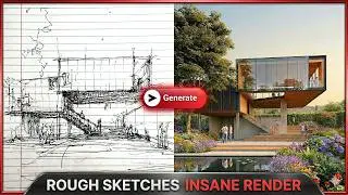 Turn ANY Architecture Sketch Into a PRO AI Render with Nano Banana 2