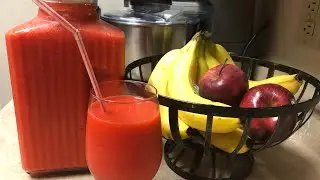 How to make delicious fruit smoothie for your kids/ how we Rowe cooks
