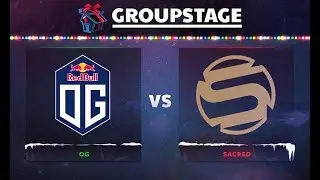 OG vs Sacred Game 2 - DOTA Summit 8: Group A - @GoDz @Fogged @GranDGranT @Blitz