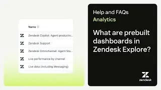 What are prebuilt dashboards in Zendesk Explore?