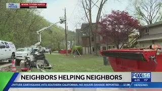 Big Eddy Road residents working together to help rebuild their community