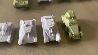 Collection of 3D Printed Soviet Equipment from World War 2 - 1/72 scale