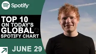 Top 10 on Today's Global Spotify Chart (6/29/21)