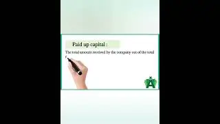 What is Paid up Capital? #youtubeshorts #shortvideo