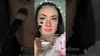 Prepping Skin Before ▪️Powder Foundation▪️