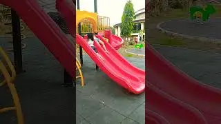 Ooopps Slide ping ping with her friend