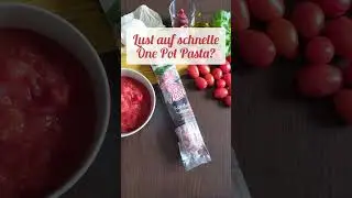 Keine Zeit zum Kochen? ➡️ One Pot Pasta! 😍 #Aoste #Salami #OnePotPasta