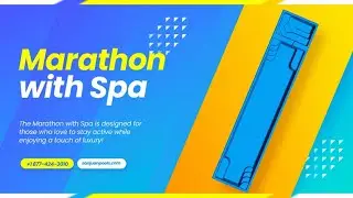 🏊 The Marathon with Spa &ndash; The Ultimate Fiberglass Lap Pool by San Juan Pools! 💦