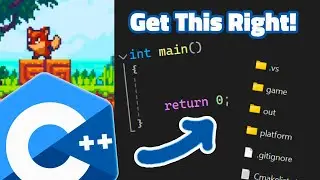 How I organize main() and folder structure for C++ GAMEDEV, WIN API for Game Developers, day 14.
