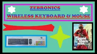ZEBRONIC WIRELESS KEYBOARD & MOUSE UNDER RS. 999/-