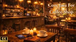 Gentle Coffee Shop Jazz ☕ Soothing Piano Melodies with Cafe Ambience for Focus