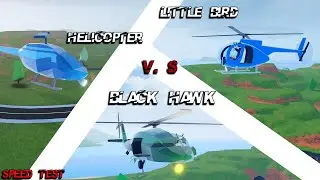 LITTLE BIRD V.S HELICOPTER V.S BLACK HAWK | JAILBREAK