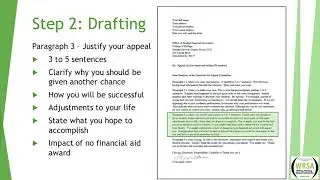How to write an SAP Financial Appeal Letter
