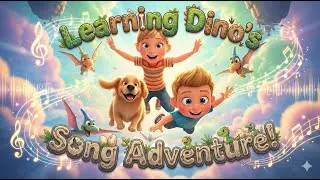 Learning Dino's Song Adventure! | Kids Fun Learning Song | Preschool ESL Kindergarten English