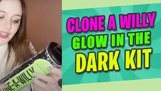 Clone A Willy Glow In The Dark Kit | DIY Dildo Making | Clone A Willy Review #shorts