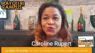 Caroline Rupert en interview sur Radio Mayouri Campus