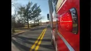 ET-5 responding house fire w/ entrapment