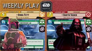 BOBA FETT ECL x DARTH VADER ECL | WEEKLY PLAY BO1 | STAR WARS UNLIMITED | MIDRANGE MIRROR | GAMEPLAY
