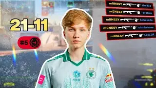 M0NESY 21-11 w/TeSeS vs Brollan EU FACEIT POV (Dust2) | 4637 ELO