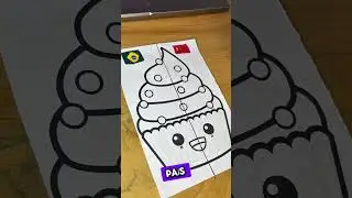 Marcador Brasil Vs China &ndash; Parte 1 #colorir #art #desenho