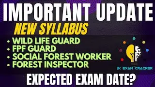 JKSSB ADVANCE NOTICE II NEW SYLLABUS II EXPECTED EXAM DATE? II FOREST DEPARTMENT II #jkssb 