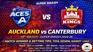 Super Smash 2026 Auckland vs Canterbury Match Winner Prediction | Super Smash 19th Match Prediction