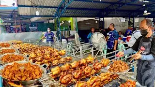 Only Chicken Lovers! Sold Out 800 KG of Grilled & Fried Chicken With Charcoal | Thai Street Food