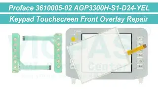 Proface AGP3300H-S1-D24-YEL Keyboard Touch Overlay