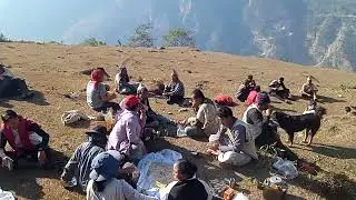 Day 2 landruk public comunities clearing the place for Tea Farm @itsannapurna @Annapurna_Films 