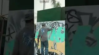 Painted a canvas at VAYU Fest at Mumbai | Smacktheone | 2024 #graffiti  #graffitiworldwide