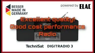 【German Quality with ELAC speakers!】DIGITRADIO 3 by TechniSat